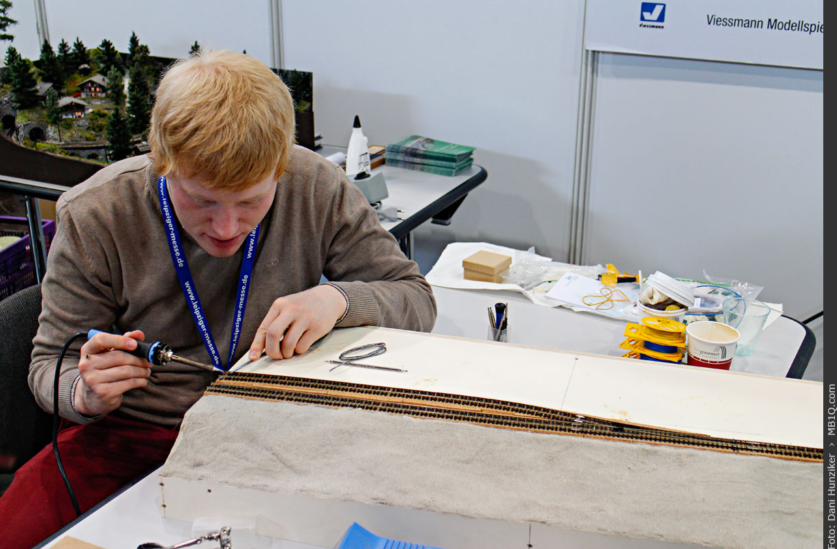 Workshop «Anlagenelektrik» mit David Eckart, Modell-Hobby-Spiel, Leipzig