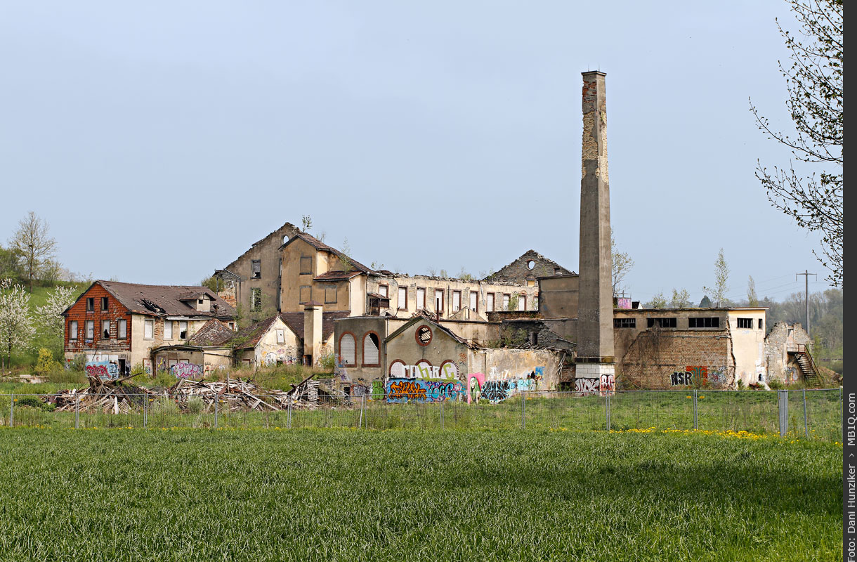 Überbleibsel der Spinnerei Jakobstal, Bülach