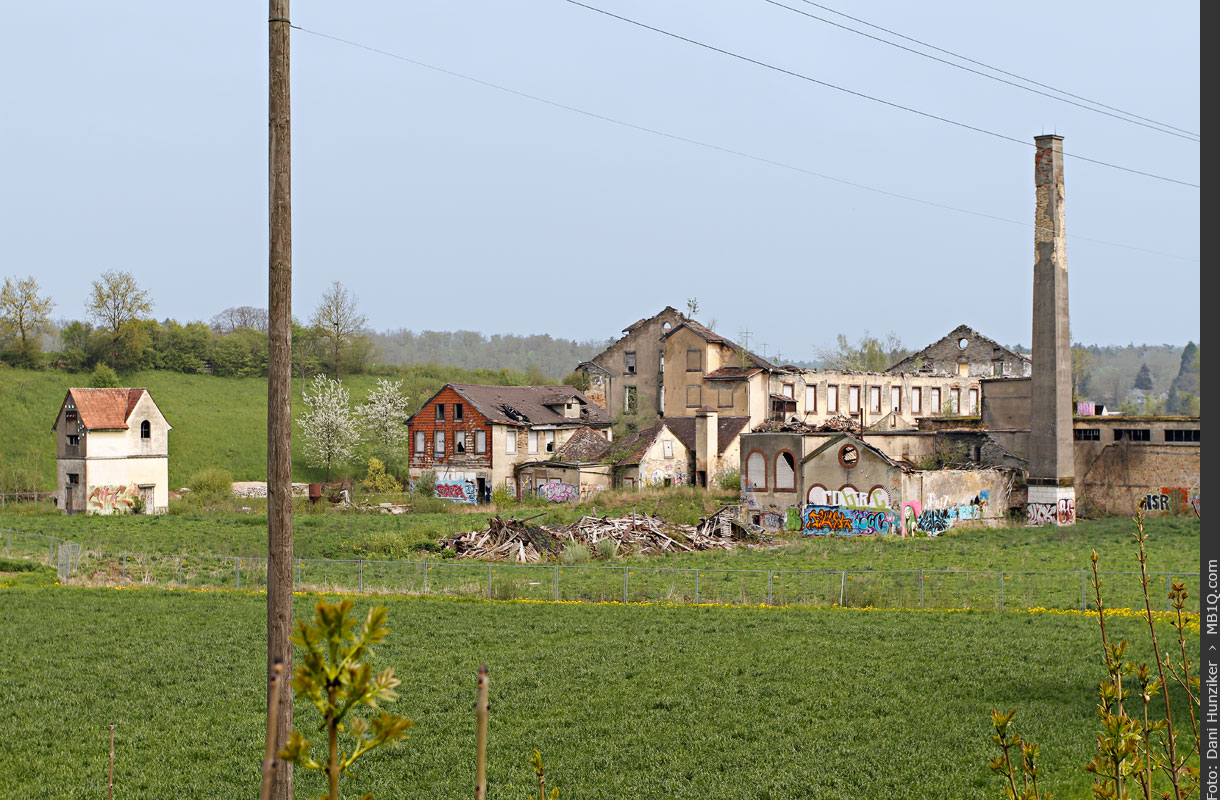 Überreste der Spinnerei Jakobstal, Bülach
